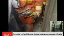 Nuevos videos sobre los bomberos en galería Nicolini. Video: América TV