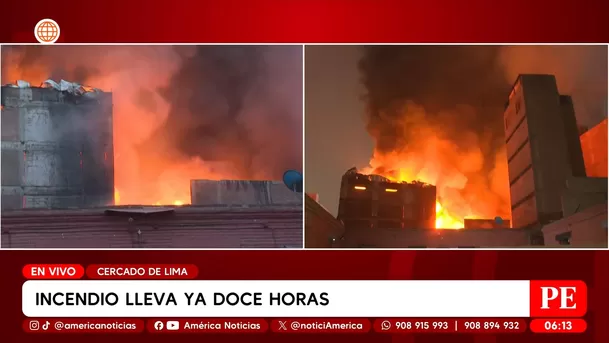 Minsa informa que no hay riesgo para la Maternidad de Lima por incendio cercano. Foto: América Noticias