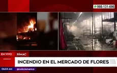 Incendio en el Rímac: Así quedaron los puestos de venta del mercado Santa Rosa tras siniestro - Noticias de oreja-flores