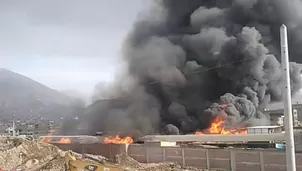 Minsa sobre incendio en San Juan de Lurigancho. Video: Canal N / Foto: Andina