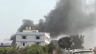 Lurín: Incendio se registra en almacén