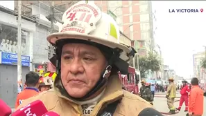 Un incendio se viene registrando en la cuadra 15 del jirón San Cristóbal en el distrito de La Victoria. / Video: Canal N