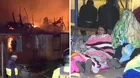 Más de 200 familias pasaron primera noche en carpas tras incendio