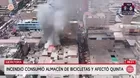 Incendio en La Victoria consume almacén de bicicletas