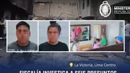 Incendio en La Victoria: Fiscalía investiga a seis sospechosos