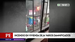 Incendio en Independencia. América Noticias