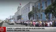 Colegio de Abogados de Lima: Incidentes se registraron en elección de nuevo decano