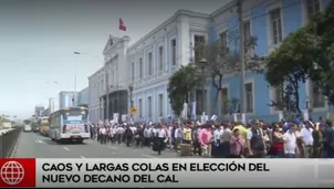 Miles de abogados se acercaron a votar. Foto-Video: Am&eacute;rica Noticias