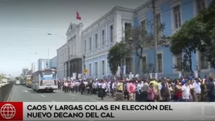 Miles de abogados se acercaron a votar. Foto-Video: Am&eacute;rica Noticias