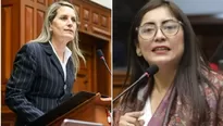  María del Carmen Alva tuvo cruce de palabras con parlamentaria Kelly Portalatino.