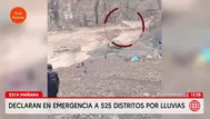 Indeci: 12 muertos y 525 distritos en emergencia por lluvias