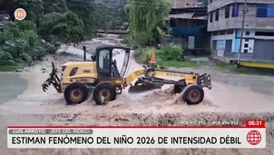 Indeci estima que Fenómeno El Niño será de intensidad débil este 2026. Foto y video: América Noticias