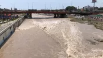 El aumento del caudal del Rímac se presentaría por las lluvias en la sierra central. Foto: El Comercio