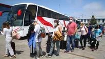 En la víspera salieron de Lima cuatro buses rumbo a La Libertad. Foto referencial: Andina 