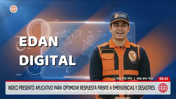Indeci presenta alicativo EDAN Digital para emergencias. Foto: América Noticias Indeci presenta alicativo EDAN Digital para emergencias. Foto: América Noticias