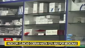 Indecopi: Clínicas cobran hasta 123% más por medicamentos para el tratamiento de la COVID-19. Video: Canal N