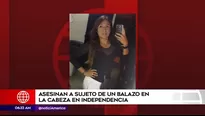 Asesinato en Independencia.