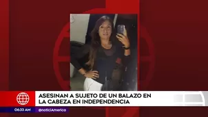 Asesinato en Independencia.