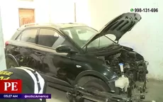 Independencia: Cae banda de roba autos en taller clandestino - Noticias de independencia
