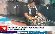 Independencia: cámaras captan a 'tendero' robando y fue capturado por novena vez - Noticias de ropa