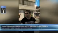 Independencia: chofer ebrio causó la muerte de 2 personas y dejó 9 heridos