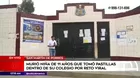 Independencia: Colegio cerrado tras muerte de niña que tomó pastillas