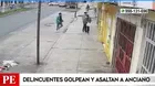 Independencia: Delincuentes golpean y asaltan a un anciano