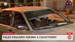 Asesinan a chofer de colectivo en Independencia tras ataque de falso pasajero. Foto y video: América Noticias