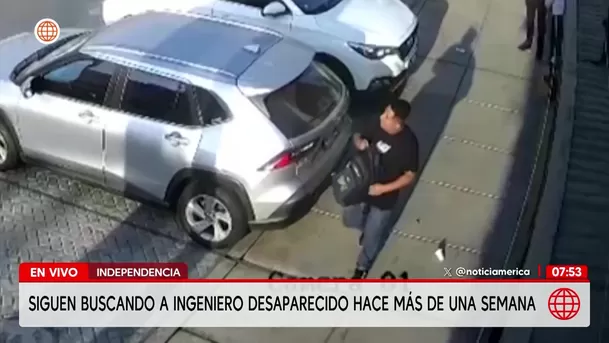 Familia busca a ingeniero Michel Asto Delgado desaparecido hace ocho días. Foto: América Noticias