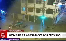 Independencia: Hombre fue asesinado a tiros en plena avenida Tomás Valle - Noticias de independencia