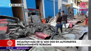 Autopartes robadan en Independencia. Foto y video: América Noticias