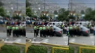 El accidente vehicular ocurrió pasadas las 09.00 horas a la altura del jirón Los Pinos