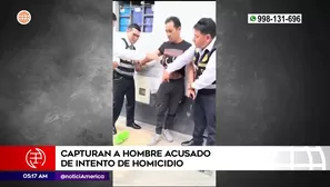 Venezolano capturado en Independencia. Foto y video: América Noticias