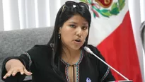 Indira Huilca, vocera de Nuevo Per&uacute;. Foto: Andina/Video: Canal N