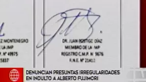 Indulto a Aberto Fujimori. Am&eacute;rica Noticias