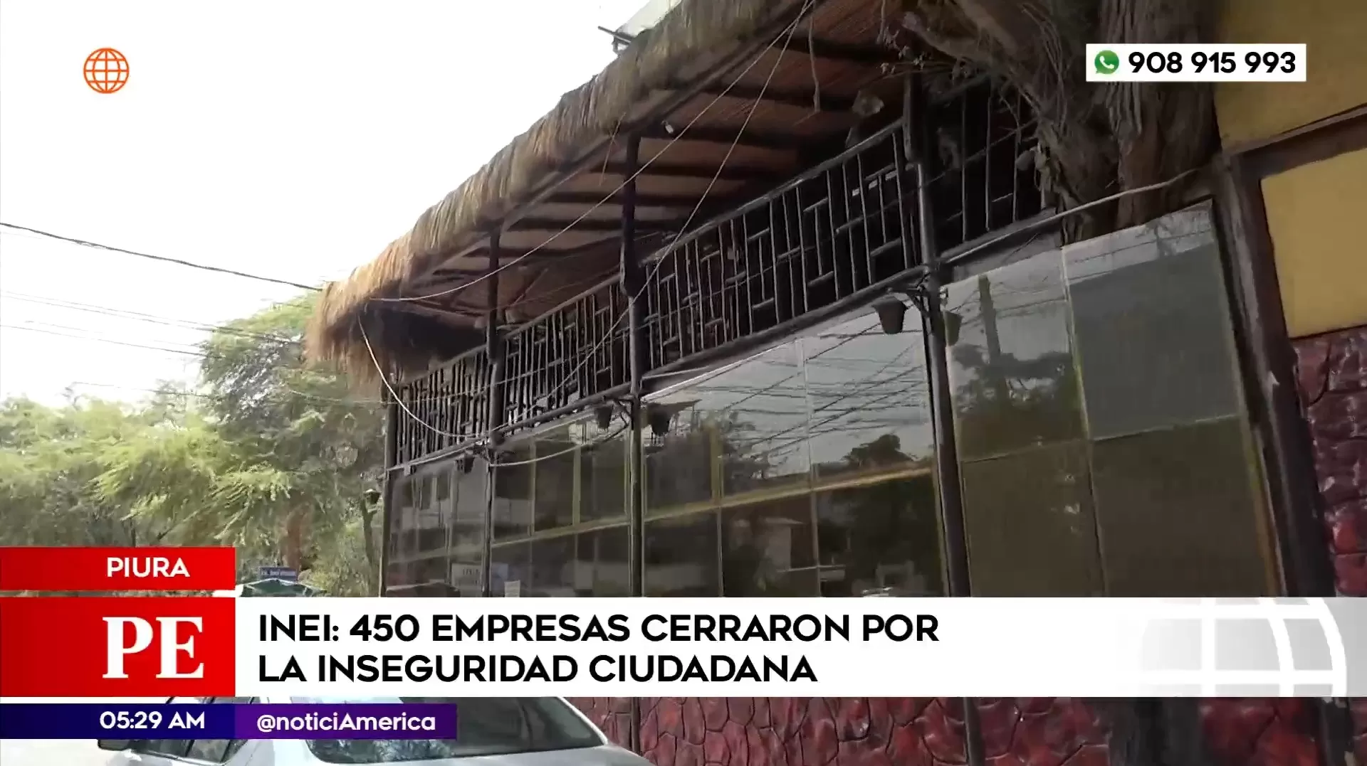 450 empresas cerraron en Piura por la inseguridad ciudadana. Foto: América Noticias