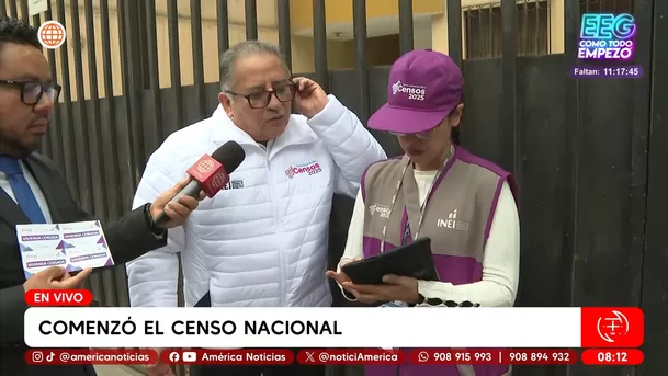 INEI inicia hoy visitas casa por casa por el Censo 2025. Foto: América Noticias