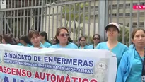 La protesta no solo afecta a las enfermeras, sino también a los pacientes. / Video: Canal N