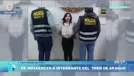 Influencer integrante del Tren de Aragua fue capturada en Lima