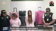 Influencers detenidas con droga en el aeropuerto Jorge Chávez