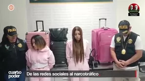 Dos influencers de 22 años fueron detenidas en el aeropuerto Jorge Chávez cuando intentaban viajar a Indonesia con cocaína y tusi camuflados en maletas. Video: Cuarto Poder