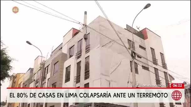 Informalidad en construcciones de Lima eleva riesgo sísmico/ América Noticias