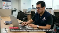 El informe que alertó fallas en el sistema informático de la ONPE