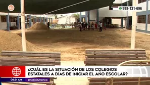 La mejora de estas condiciones es urgente para garantizar un derecho básico y la calidad de la educación en el Perú. / Video: América Noticias