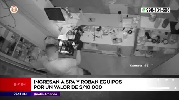 Delincuentes no encontraron dinero en la caja | Imagen: América Noticias