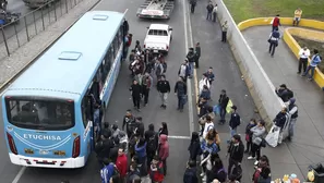 Inició paro de un sector de transportistas. Foto: Andina / Video: América Noticias