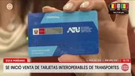 Inicia venta de Tarjetas Interoperables de transportes
