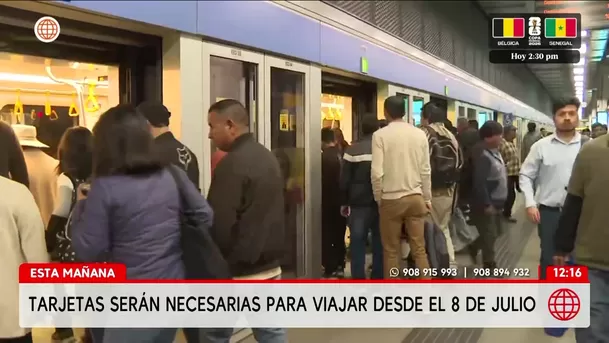 Inicia venta de tarjetas interoperables de transportes. Foto: América Noticias