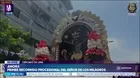 Señor de los Milagros: Cristo Moreno inicia su primer recorrido de octubre ante miles de fieles