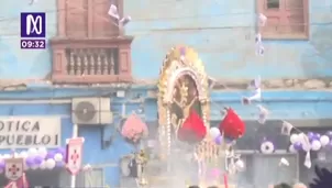 Señor de los Milagros sale en su tercera procesión en Lima. Foto y video: Canal N